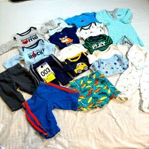 17 pieces, NEWBORN boys lot